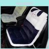 Plush Bunny Car Seat Cushion Winter Thick Back Support For Car Office Use