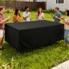 Table Cover For Outdoors Heavy-Duty Sun Protection Lawn Table Dust Covers Waterproof Outdoor For Urban Balcony Poolside Backyard