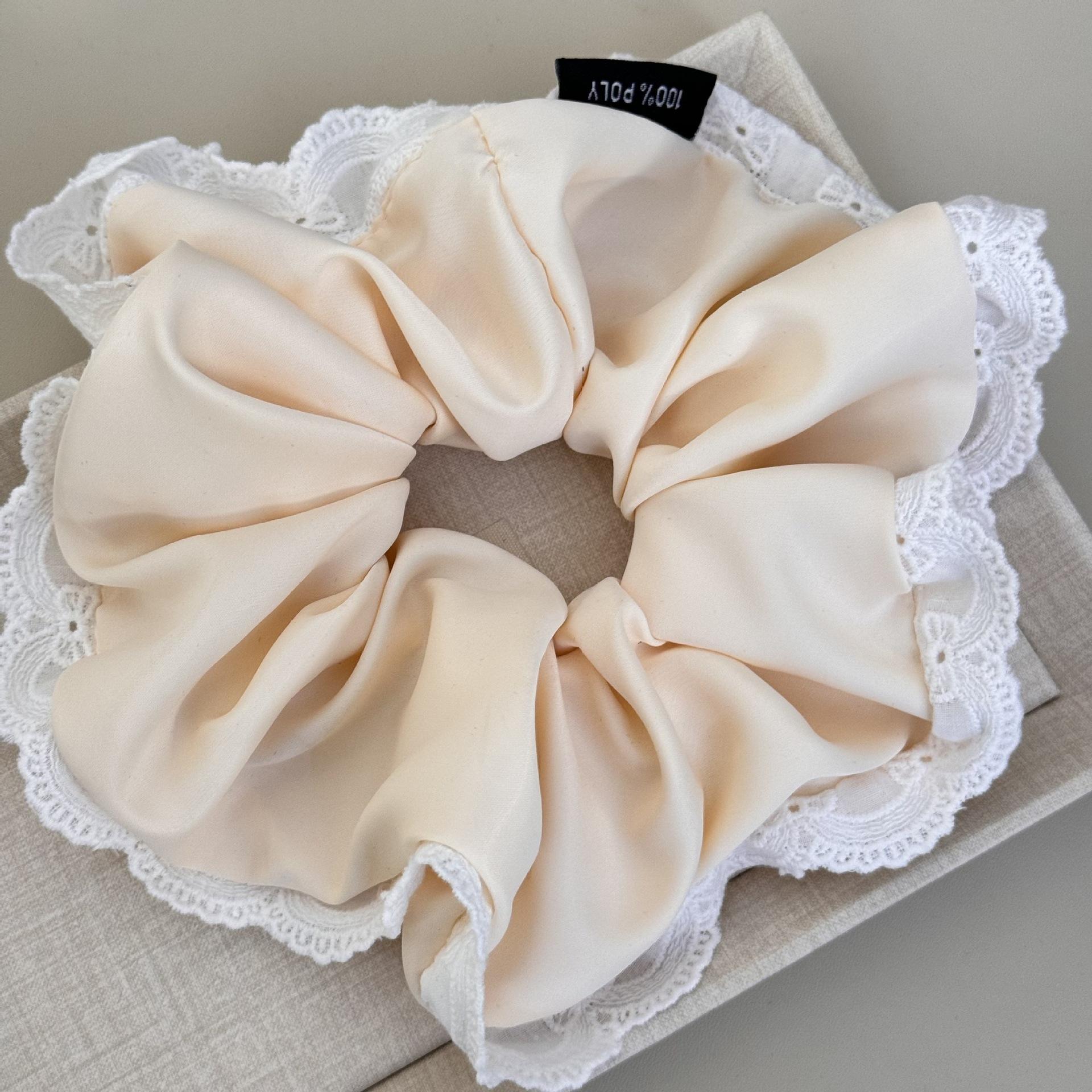 

Милое кружево большая резинка для волос женская сеньорская лента для завязывания хвостика головная веревка кожаная лента высокая эластичность корейские веревочные аксессуары новые