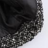 Loose Herringbone Drop Shoulder Coat Women Autumn Winter Fashion Outerwear