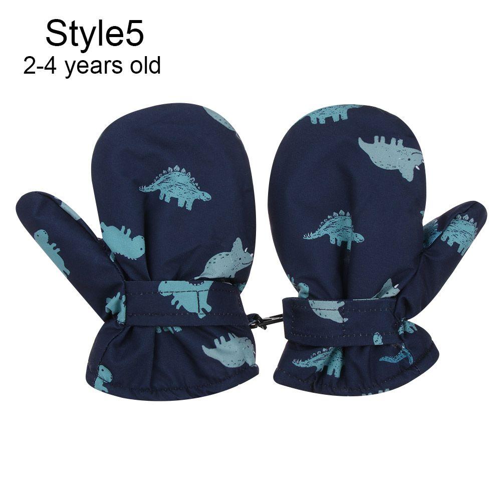 Gants de Ski pour enfants, coupe-vent, imperméables, à manches longues, mitaines, Snowboard