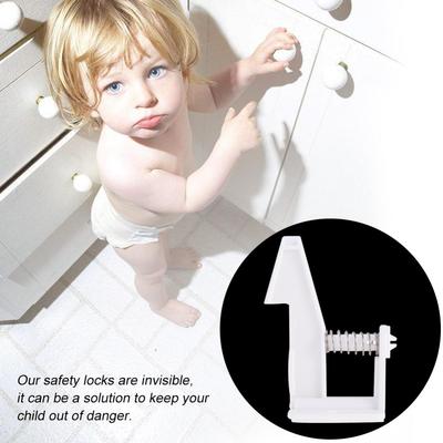 10 Pcs Set Cabinet Lock Baby Safety Locks Invisible Child Proof