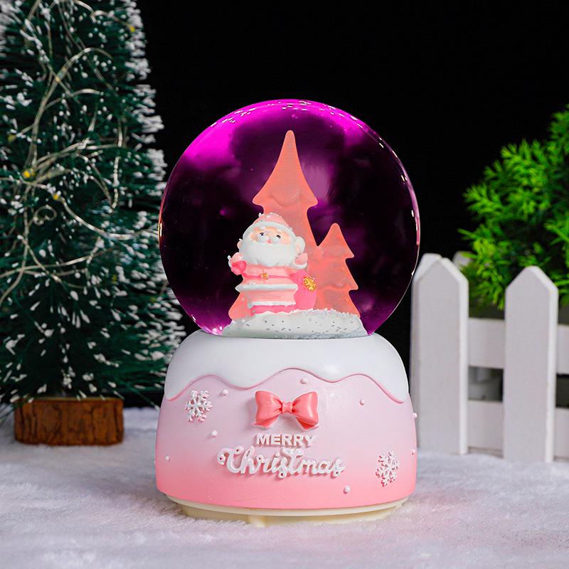 

Eight-Tone Snowman Snow Globe Music Box - Festive Ornament & Children s Christmas Gift As shown
