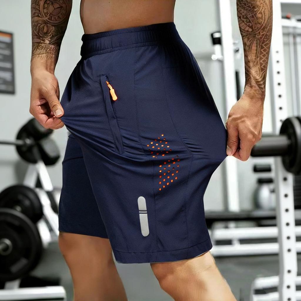 Men's Summer Fitness Shorts Running Quick,drying Shorts Stretch Beach Pants
