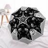 1pc Cat Mandala Automatic Open/Close Umbrella Compact Folding Umbrella, All-Season Portable Umbrella for Women/Men251