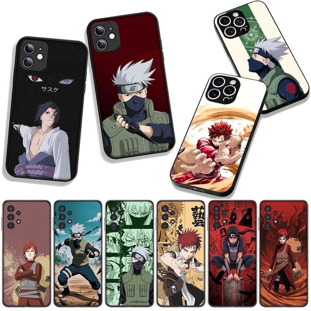 for Apple iPhone 16 15 14 Plus 13 12 Mini 17 Pro Max + ProMax 16E Air 15+ Phone Cover Case Kakashi Narutos Gaara Uchiha Sasuke