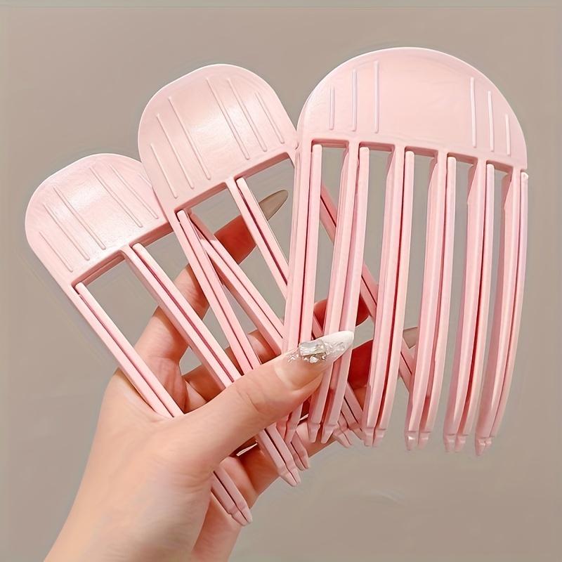 High Skull Top Wind Plastic Comb - Fluffy Hair Root Hair Clip for Forehead Bangs Styling - Lazy Person Traceless Artifact
