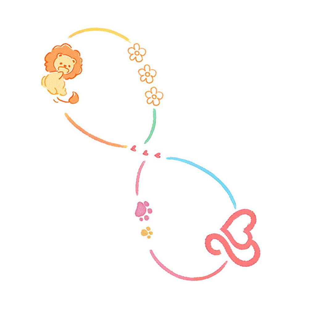 

Twelve Colorful Tattoo Stickers Waterproof Long-lasting Sticker Collarbone Cute Women s V1U5 1pcs_QA-274