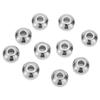 20-50 Stuks 4mm 5mm 6mm 8mm Roestvrij Staal Rond Plat Rondelle Afstandhouders Kralen DIY Bedels Telkraaltjes voor Sieraden Maken Onderdelen