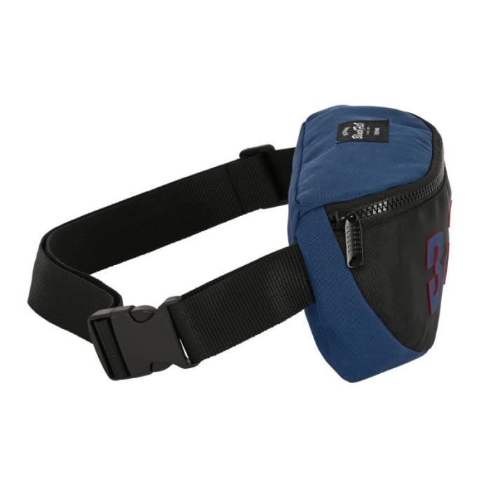 Sac banane - BlackFit8 - Urban Noir Blue marine - Nylon 600D - Sangle réglable - Zippée