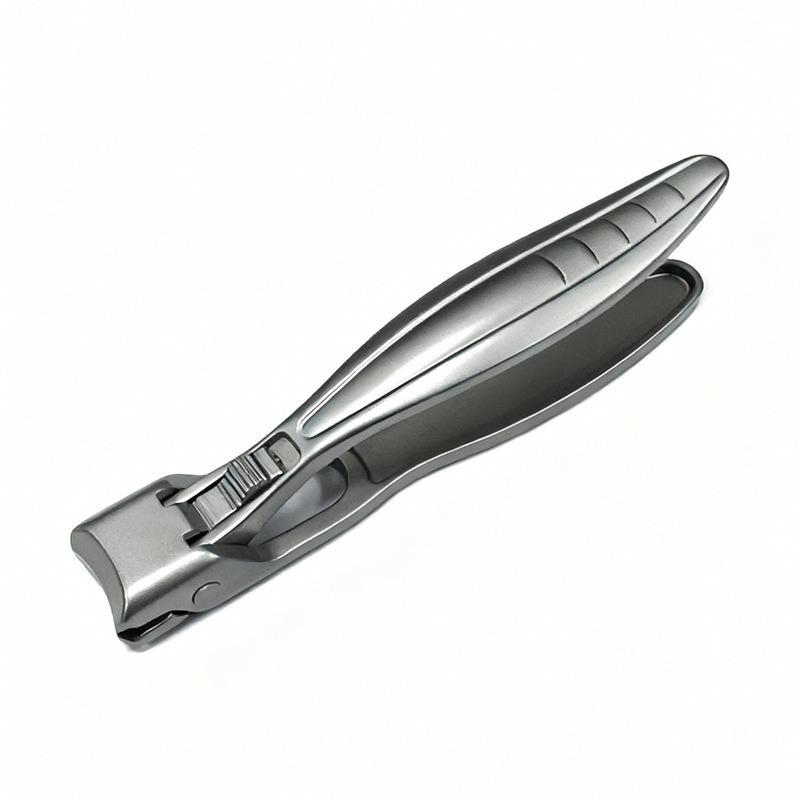 Safety Steel Nail Clippers Set with Large True Mouth Buckle & Secondary Opening