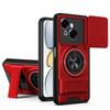 KEYSION Magnetic Phone Case for TECNO Spark Go 1 1S 2025 Slide Camera Protection Upright Kickstand 360 Ring Shockproof Back Cover