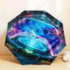 1pc Neon Gaming Controller Pattern Umbrella Design Automatic Opening and Closing Umbrella, High-quality Travel Umbrella,  c1128023