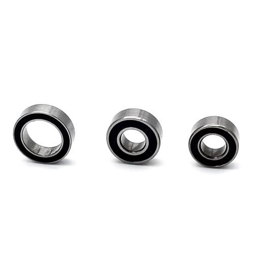 16-Piece RC Ball Bearing Kit (5x10x4mm, 5x11x4mm, 8x12x3.5mm) with Rubber Seals for Tamiya TT-02 TT02 1/10 RC Parts