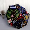 1 Stück Floral Whimsical Automatisches Öffnungs-/Schließschirm, Winddicht, Kompakter Faltschirm mit Leichtem Design für Damen/Herren073