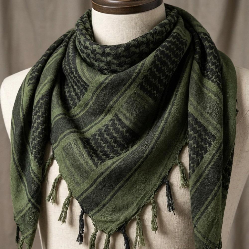 Breathable Headscarf Durable Neck Wrap Shawl Vintage Neck Gaiter Men