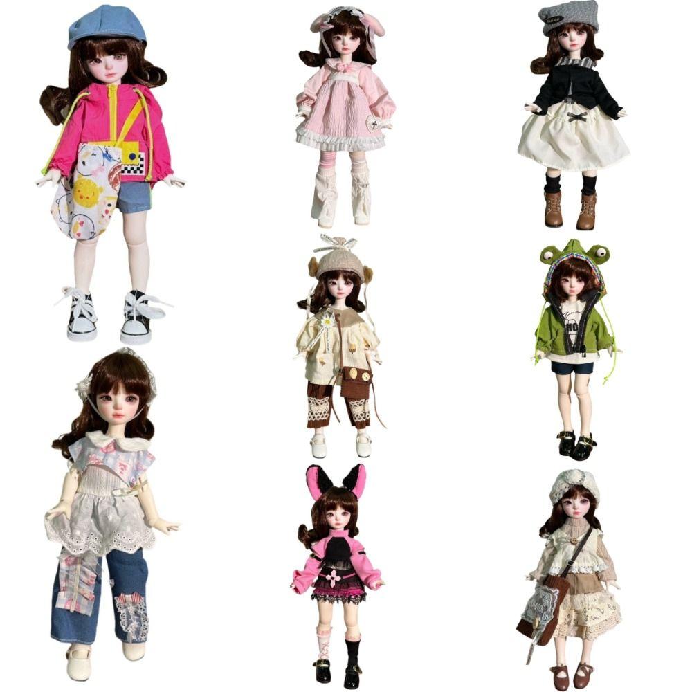 11.8 Inch BJD Doll 6 Points Joint Doll Clothing Set Cute Clothes DIY Doll Wear  DIY Projects