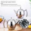 Polished Stainless Steel Teapot Water Kettle 1/1.5/2L Thickened Gas Induction Cooker Kettle with Filter Tea Pot Household