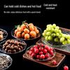 Qiwai Disposable Crystal Clear Round Snack Plates