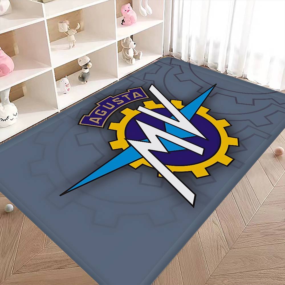 M MV A Agusta Door Mat Washable Non Slip Living Room Sofa Chairs Area Mat Kitchen Doormat Area Rug