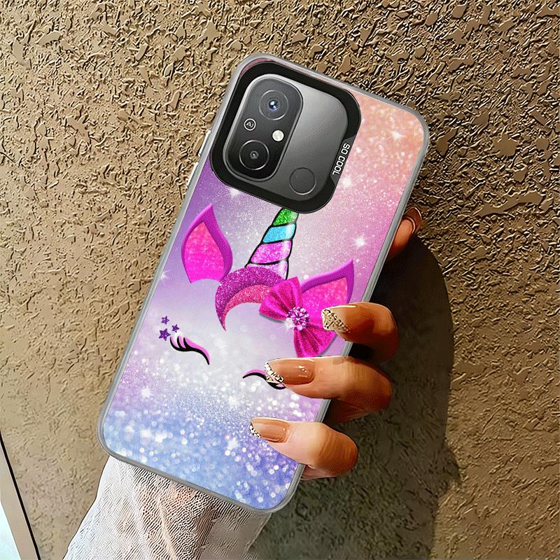 Pink Unicorn Rainbow Shockproof Phone Case for Xiaomi Poco X7 X6 X5 X3 Pro F7 Ultra M8 Redmi 15C 15 14C 13C 12C 10C 13 12 10