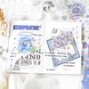 3 Pieces Large - size Flower Long - strip Stickers, Exquisite Rose & Peony Patterns, Ideal for Journal Decoration & Scrapbooking