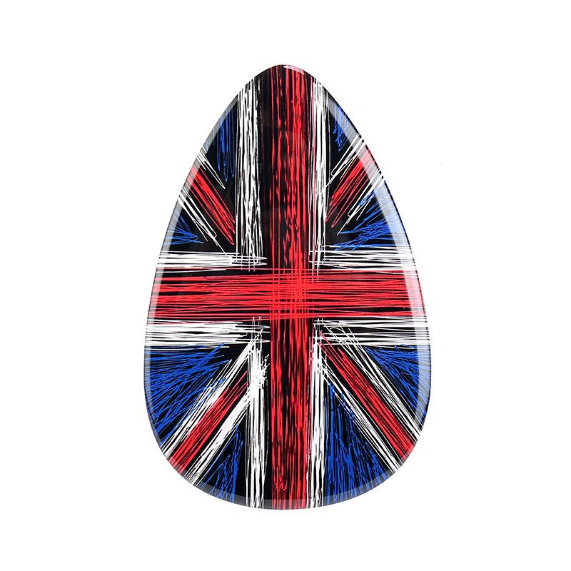 Auto Epoxy Aufkleber 3D Union Jack Dashboard AC Vent Outlet Aufkleber Für Mini Cooper S Clubman F54 F55 F56 Innen