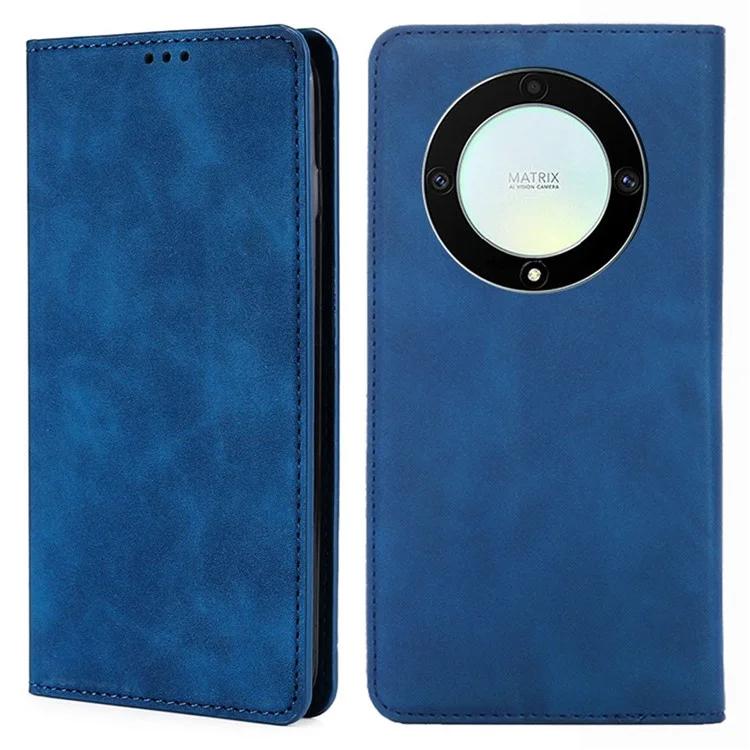 Für Honor X40 5G / X9a 5G / Magic5 Lite 5G Skin-Touch-Telefonhülle Kartenhalter Lederständer Anti-Drop-Abdeckung