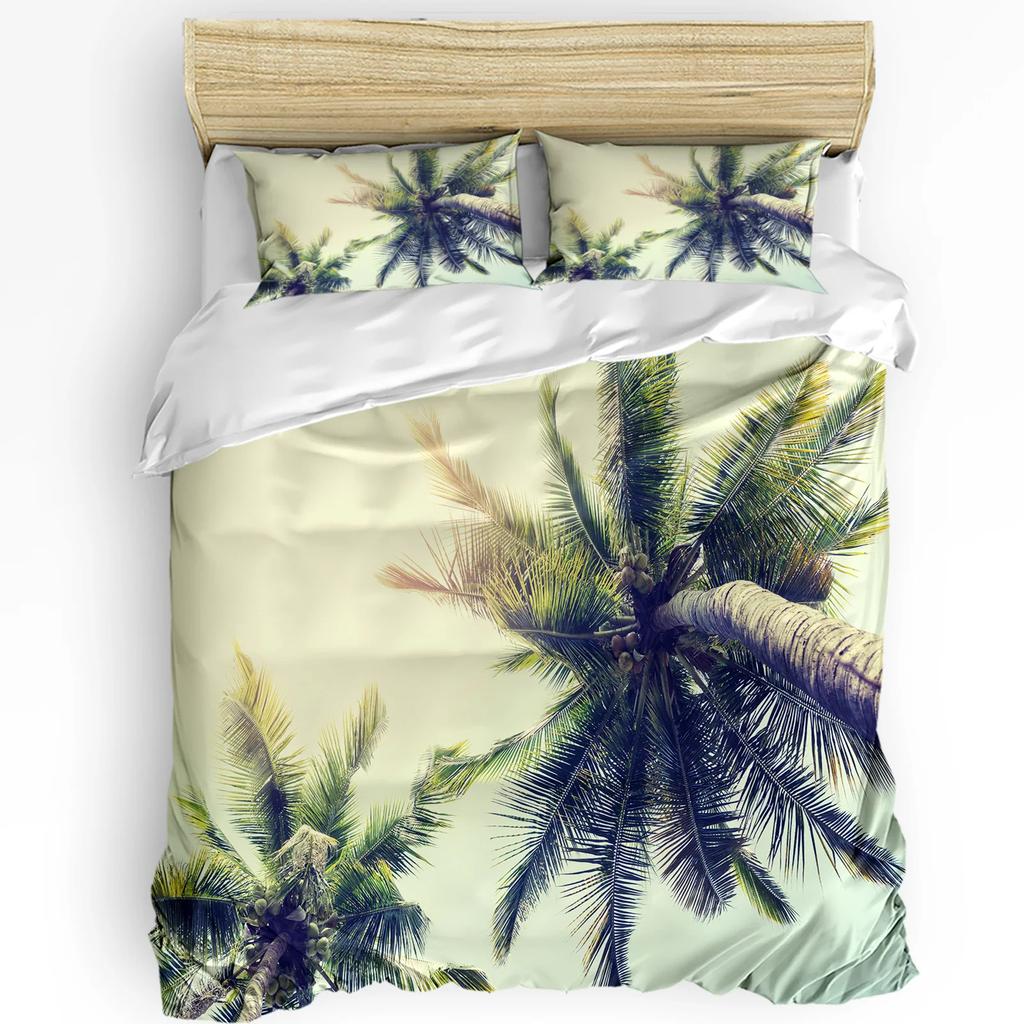 Beach Sand Waves Starfish Shell Conch Bedding Set 3pcs Duvet Cover Pillowcase Kids Adult Quilt Cover Double Bed Set Home Textile