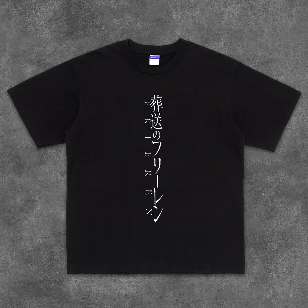 

A Shortsleeved Tshirt for A Female Cosplay of The Anime Freyrian That Was Ruined Loose Clothes with Halfsleeved Sleeves 4XL