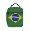 Brazil Soccer Brazilian Football Insulated Lunch Bags for Men Women Food Container Bags Leakproof Thermal Lunch Boxes For Work