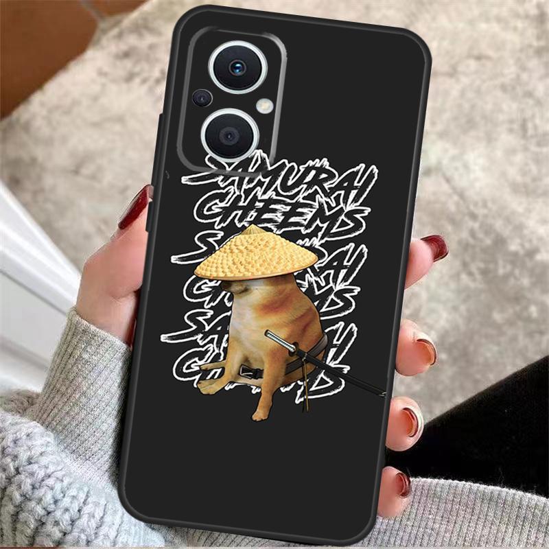 Doge Meme Kabosu Cute Funny For OPPO Reno 8T 7 8 Lite 14F 13F 11F 12F 10 11 12 13 14 Pro OPPO Find X9 X5 X6 X8 Pro Case
