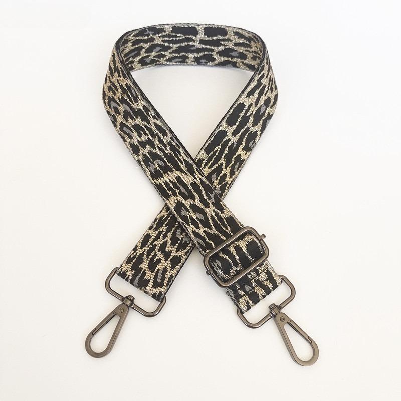 New Color Leopard Print Luggage Accessories Strap Adjustable Shoulder Crossbody Women's Bag Versatile Long Strap Broadband