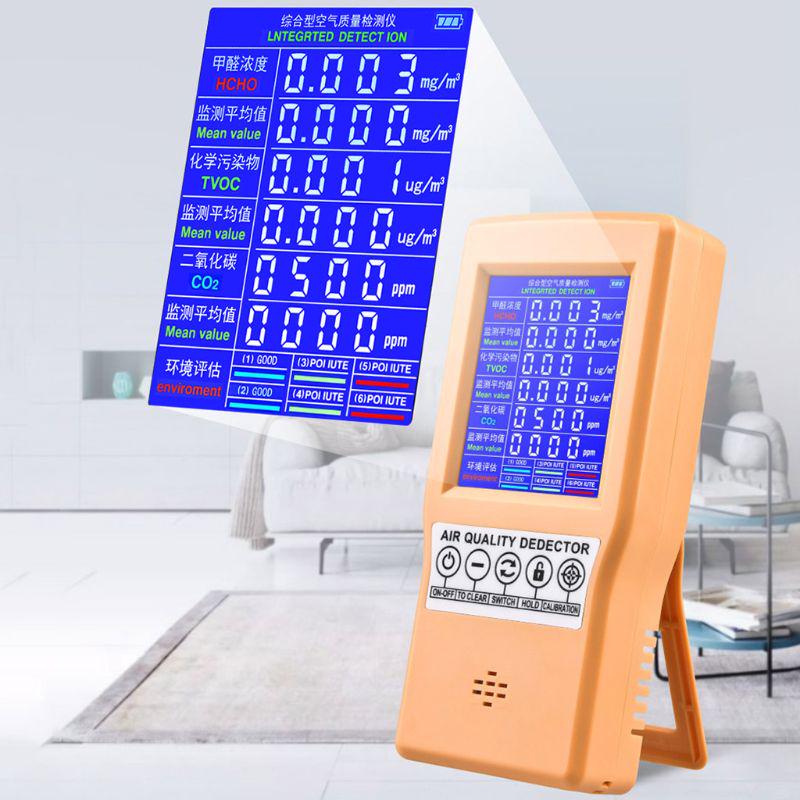 Tickas Gas Analyzer,Formaldehyde HCHO TVOC LED Digital Display Meters Tester Mini Carbon Dioxide Detector Gas Analyzer Tickas Gas Analyzer,Formaldehyde HCHO TVOC LED Digital Display Meters Tester Mini Carbon Dioxide Detector Gas Analyzer