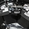 Gloss Black Shallow Cut Ignition Coil Cover For Harley Softail Fatboy Slim Street Bob Breakout Low Rider Fat Bob 18-23
