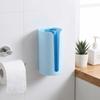5Pcs Removable Wall-Mounted Container Nail-Free Garbage Bag Holder Storage Box  Kitchen Storage