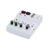 2 Channel Sound Mixer DJ Controller with Multiple Inputs   Power MP3   Output Independent Control Knobs Metal   for Recording Stage Perfor