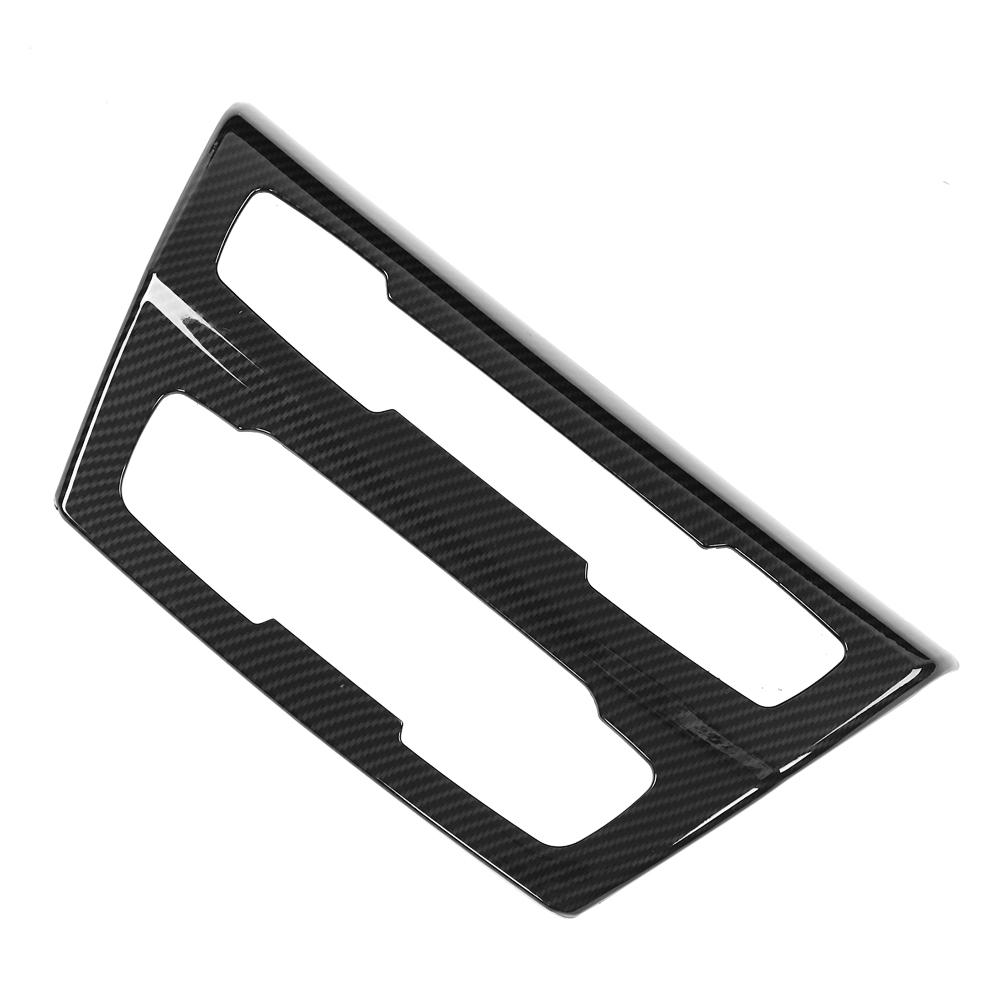 Carbon Fiber Style Center Console CD Panel Trim for BMW X1 F48 2016 2019