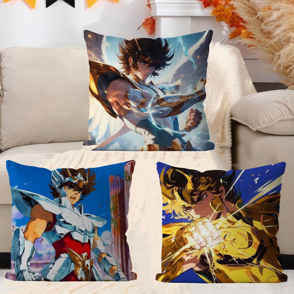 S-Saint Seiyas Cushion Cover Decorative Pillow Sofa Home Decor Case Pillow Cases
