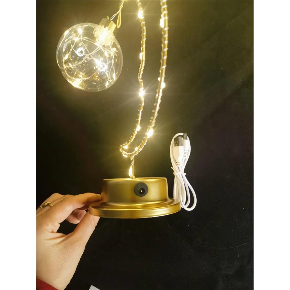 Christmas Decorative Lights, Iron Moon Indoor Ornaments, Night Lights, Birthday Gift Styling Lights