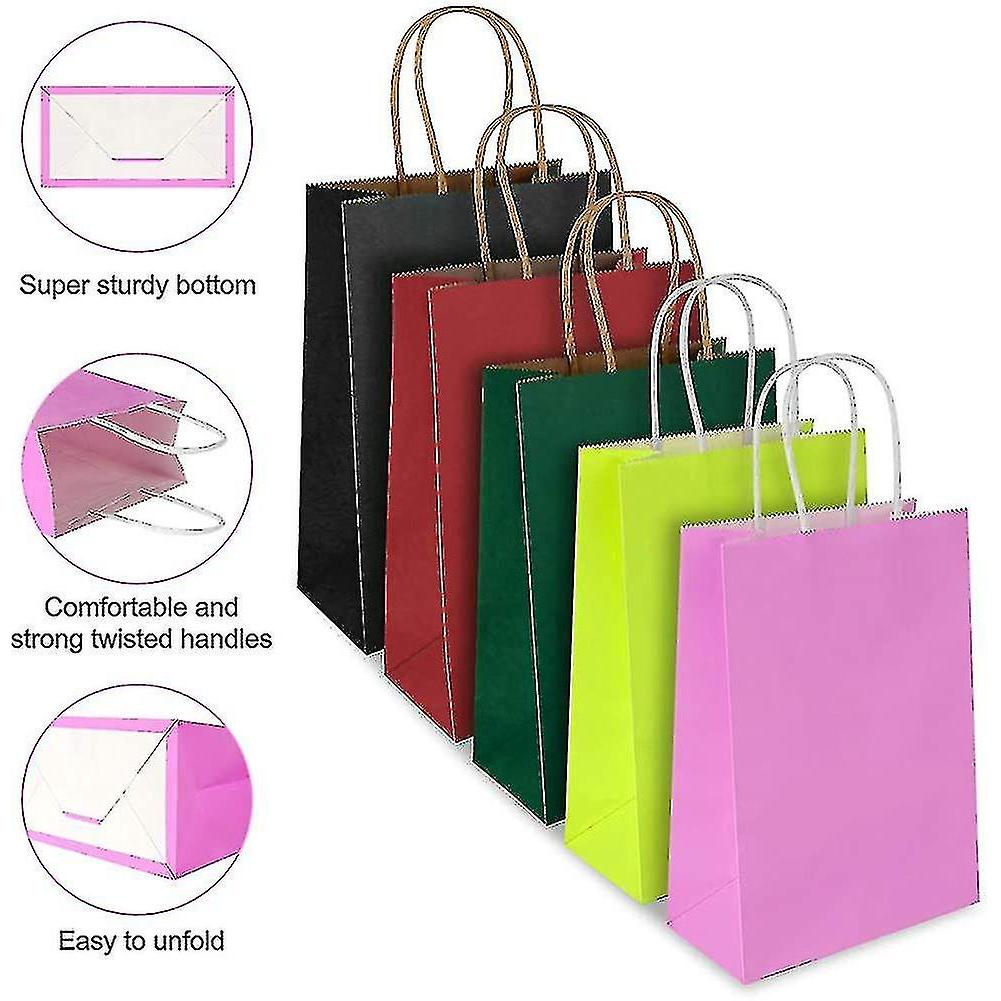 30pcs Gift Bag 21*15*8cm,kraft Bag,kraft Paper Bag,paper Bag,paper Bags