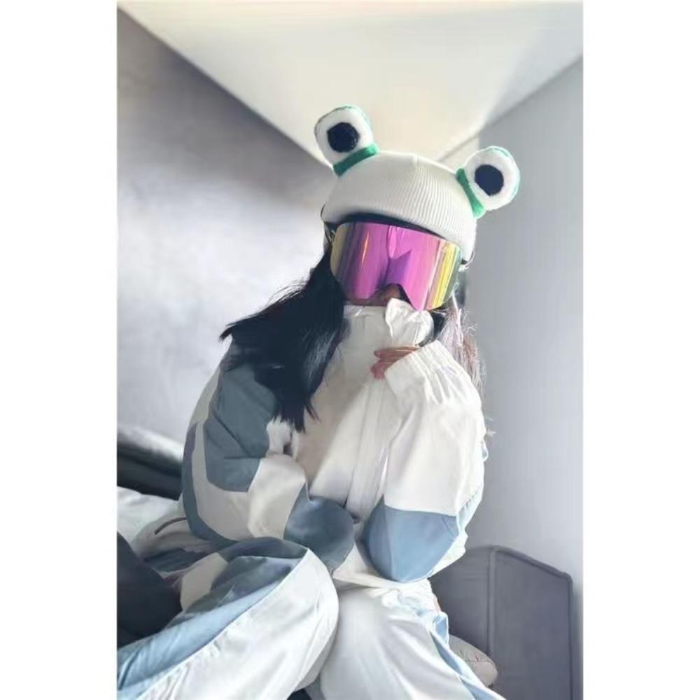 Pokrowiec na kask narciarski Czapka Urocze Kreskówkowe Uszy Kota Dziecko Ten Sam Pojedyncza i Podwójna Deska Pokrowiec na Kask Bateryjny Unisex