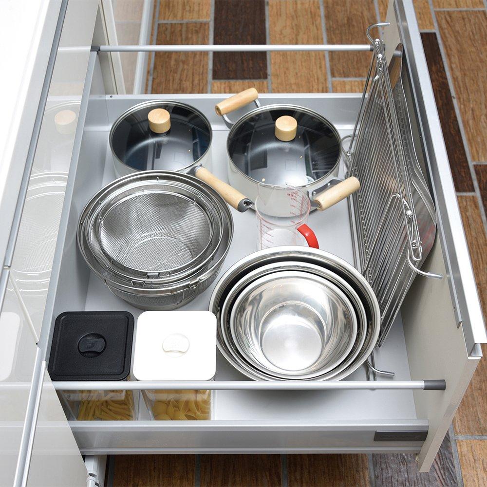Wahei Freiz Dish Drainer with Draining Tray, Made in Japan