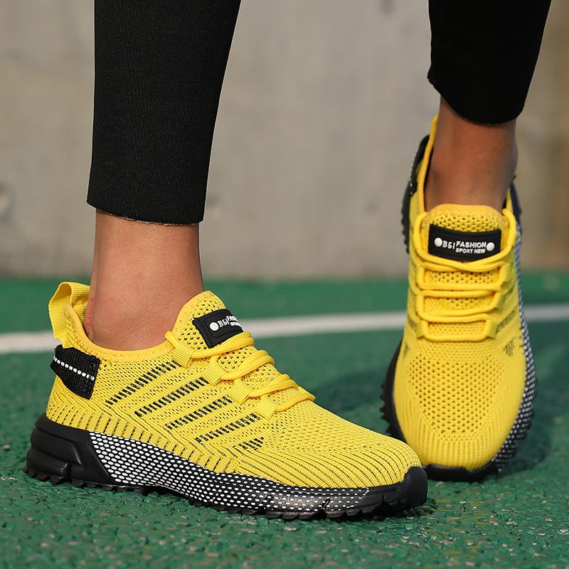 Women Sneakers Breathable Running Shoes Outdoor Versatile Training Lightweight Classic Fashionable Mesh Design Vulcanized Shoes