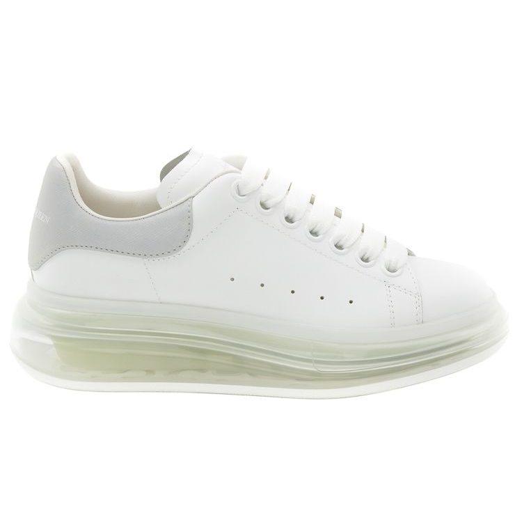 Alexander Mcqueen Sneaker Oversize con Zeppa 'White Grey' Donna 666892WIA4T9058