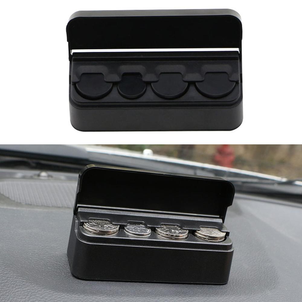 Auto Münzetui Box Geldbehälter Organizer Staufach Aufräumen Auto Münzfachhalter Aufbewahrungsbox Auto Innenraum Zubehör