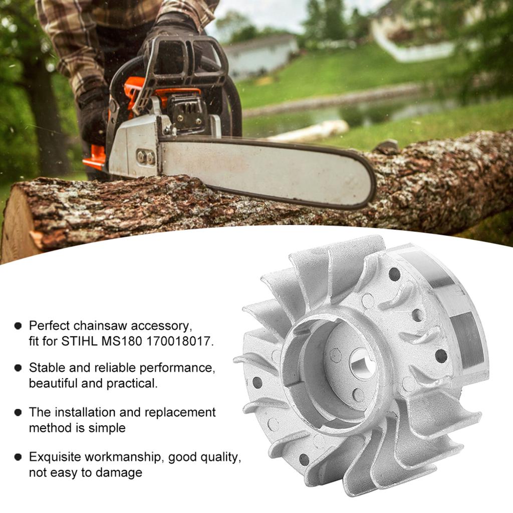 Flywheel Ignition Coil Spark Plug Kit Replacement Fit for STIHL MS180 170018017 Chainsaw Accessory