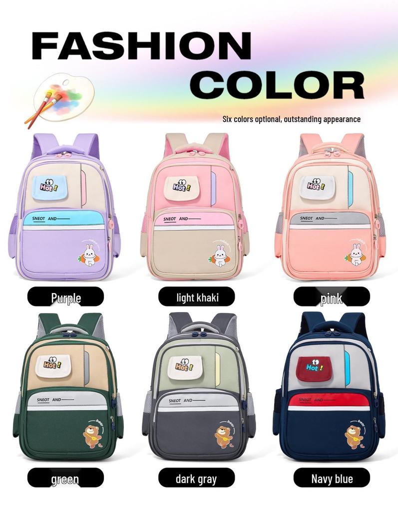 Cartoon Kindergarten Backpack for Kids Ages 3-6 - Junior To Senior Class
