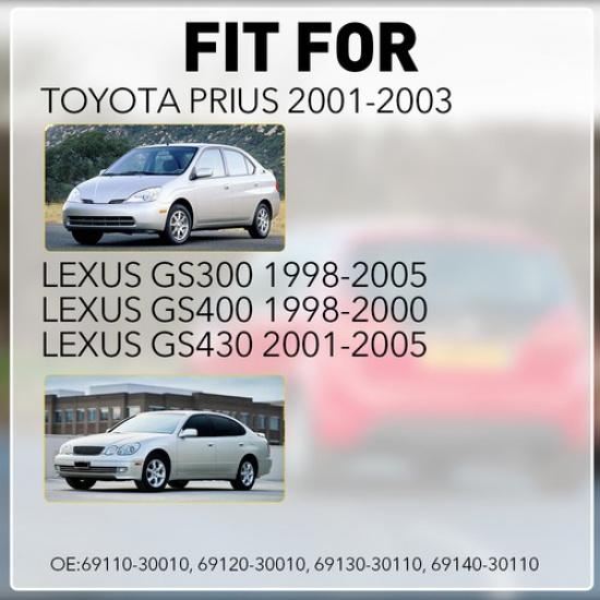 Set med 4 låsspärrmekanismer för dörr till 35916 Lexus RX300 GS430 GS400 GS300 EOA