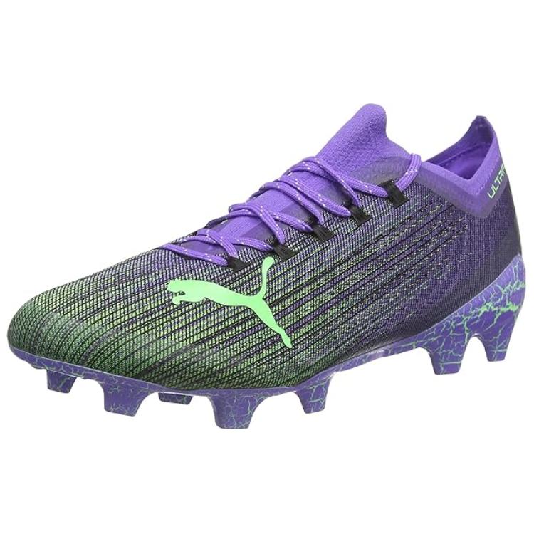 Puma Comfortable Training FG (Rubber Long Stud) Breathable Lightweight Soccer Shoes Men Soccer Shoes Purple 106286-01